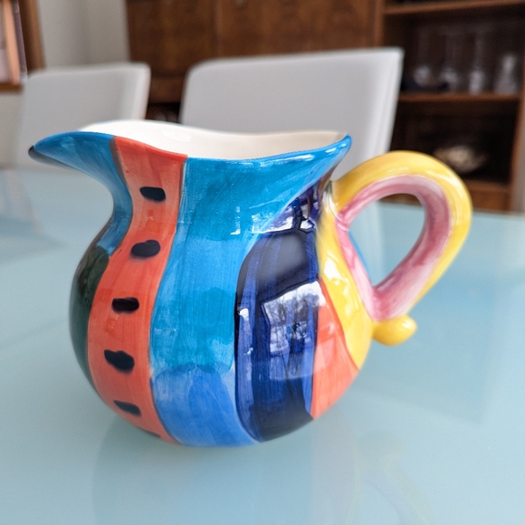 Robert Delaunay Nature Morte Colorful Pottery Pitcher - Signed Norton Museum Art - Picture 3 of 9